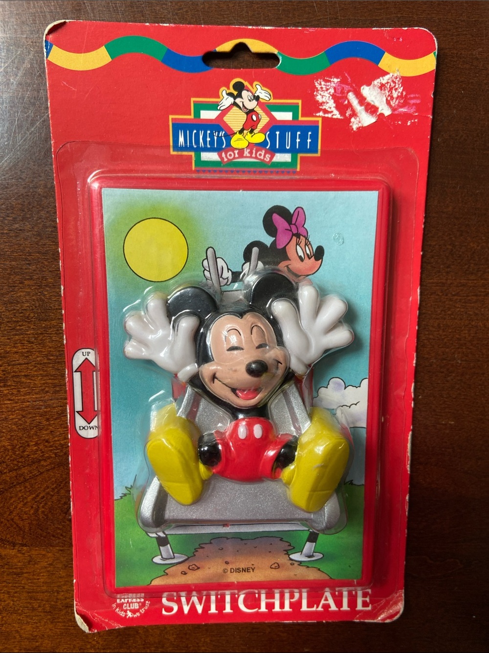 DEADSTOCK Disney Mickey’s Stuff for Kids Mickey Mouse Wall / Light Switchplate 💡
